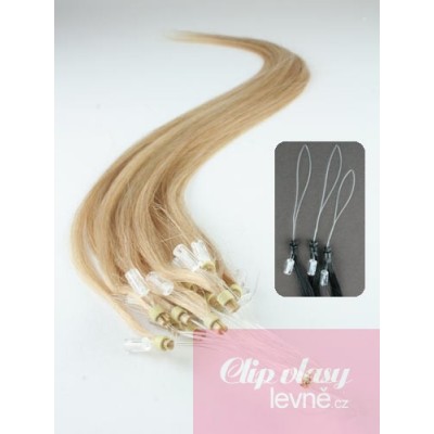 Haar für die Methoden Micro Ring / Easy Loop 40 cm – naturblond