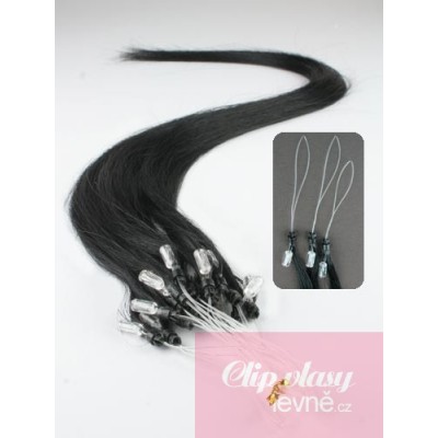 Haar für die Methoden Micro Ring / Easy Loop 60 cm – schwarz