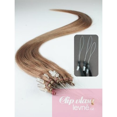 Haar für die Methoden Micro Ring / Easy Loop 60 cm – hellbraun