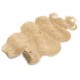 Wellige Clip In Maxi Set 53 cm Remy 100% Menschenhaar - naturblond