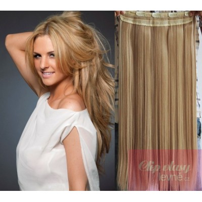 53cm Remy Clip-In Haarteil gerade – naturblond/hellblond