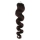 Wellige Haar für die Methoden Micro Ring / Easy Loop 50 cm – schwarz natürlich