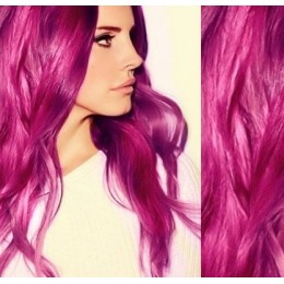 Vlasy pro metodu Pu Extension / TapeX / Tape Hair / Tape IN 40cm - platina/světle hnědá